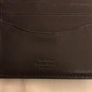 NWOT Men’s Jack Spade Brown Bifold Wallet